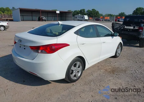 2013 Hyundai Elantra Gls from USA, damaged, VIN 5NPDH4AE4DH442221